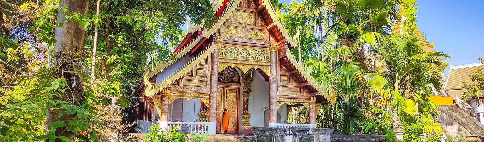 Temple wat Chiang Man à Chiang Mai