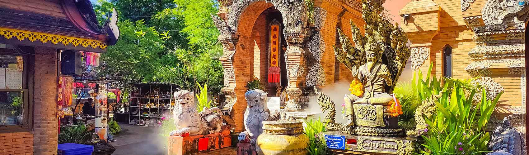 Wat Lok Moli à Chiang Mai en Thaïlande
