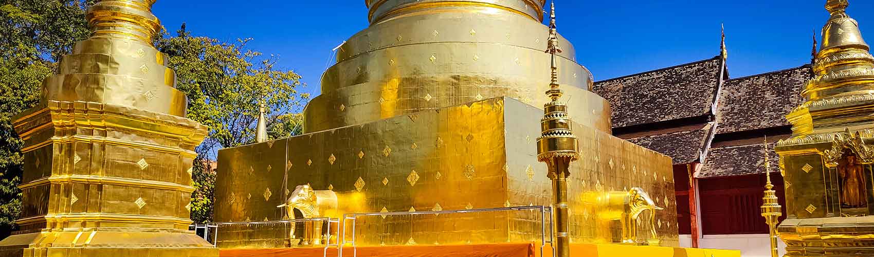 Wat Phra Singh Woramahawihan à Chiang Mai en Thaïlande