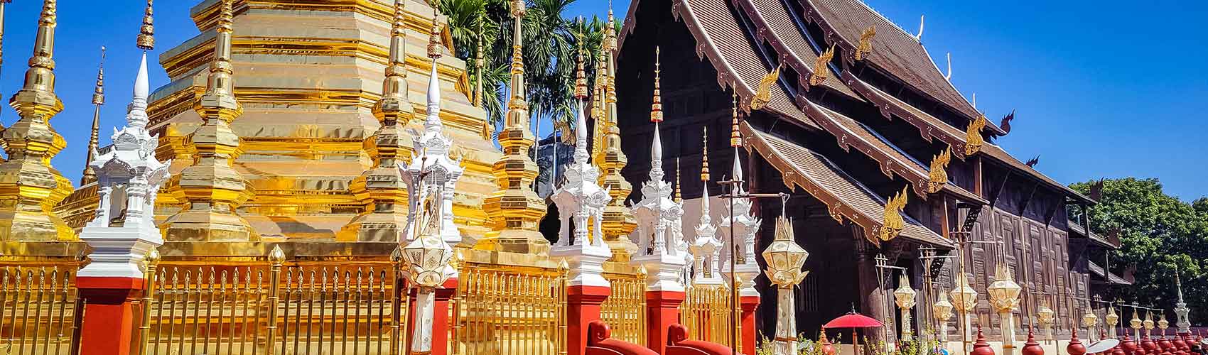 Wat Phantao à Chiang Mai en Thaïlande