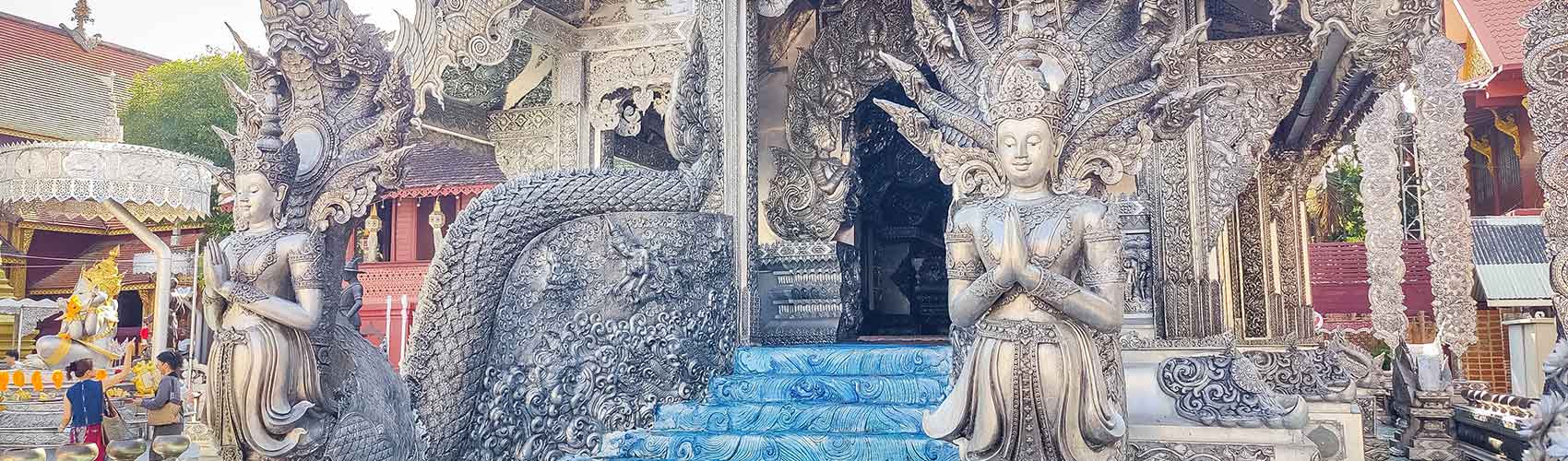 Wat Sri Suphan à Chiang Mai en Thaïlande
