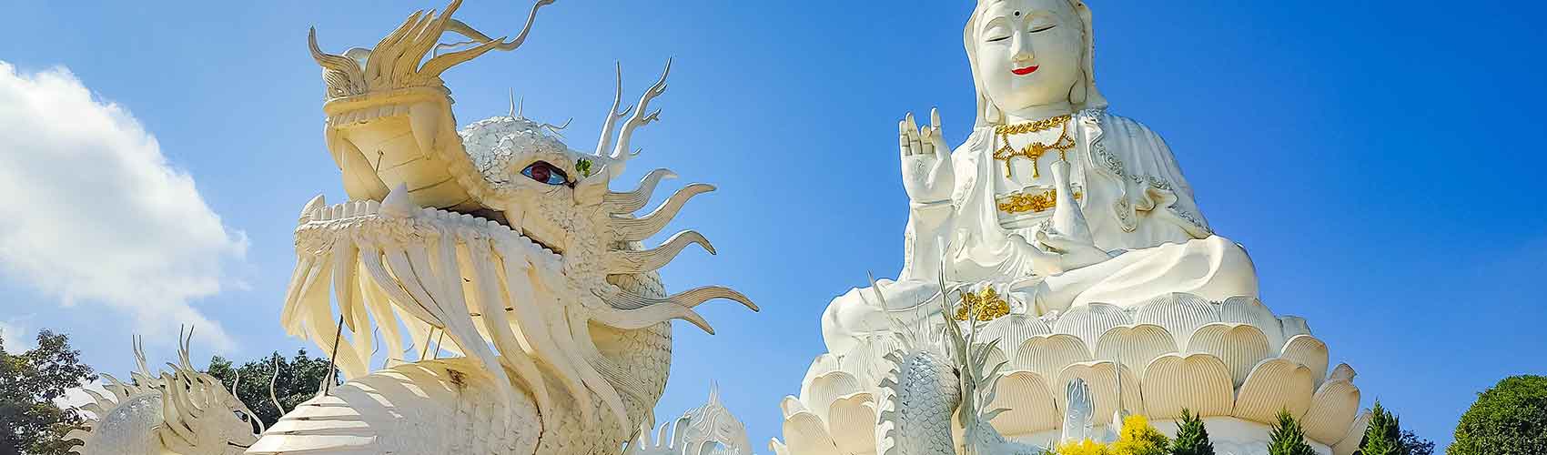 Wat Huay Pla Kang à Chiang Rai en Thaïlande