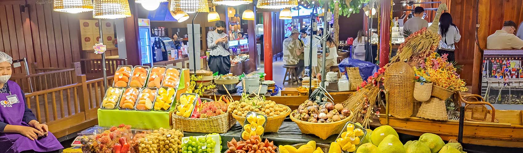 Le marché Sooksiam à Bangkok en Thaïlande